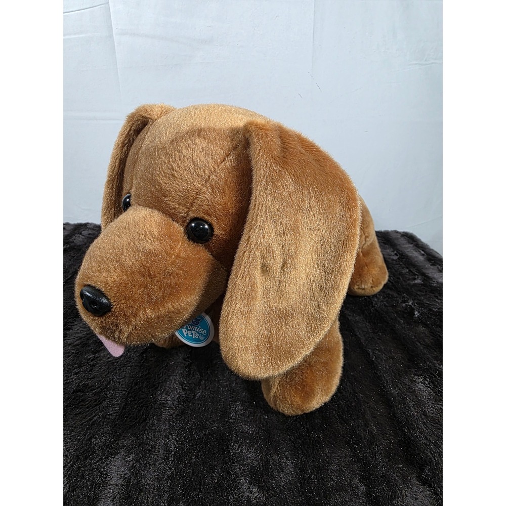 Build-A-Bear Promise Pets Dachshund Brown Wiener Dog Plush with Sound Box